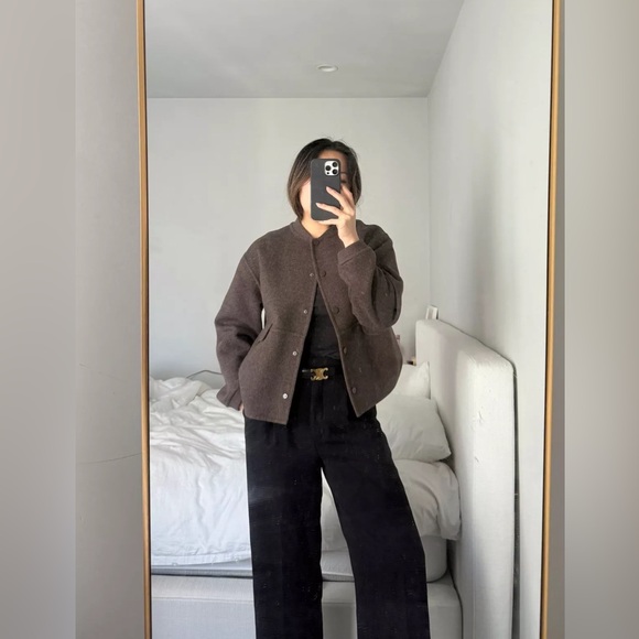 NWT Sézane Suzy Coat in Navy FR 36 / US 4 - Picture 8 of 8